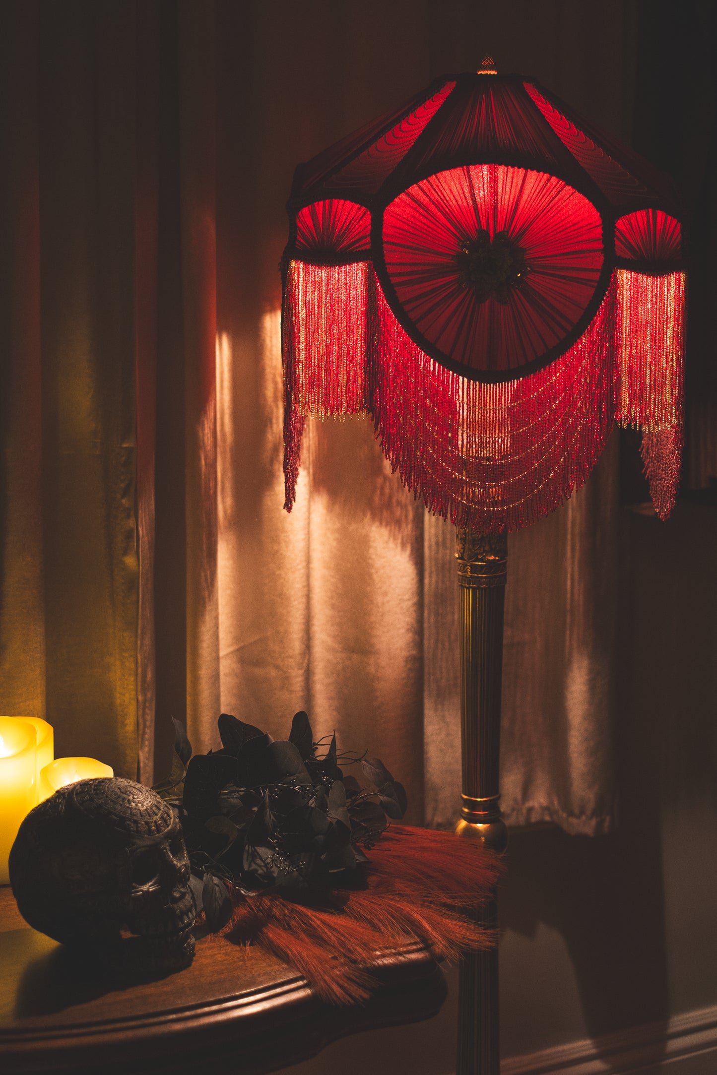 One-of-a-kind Large Victorian Lampshade