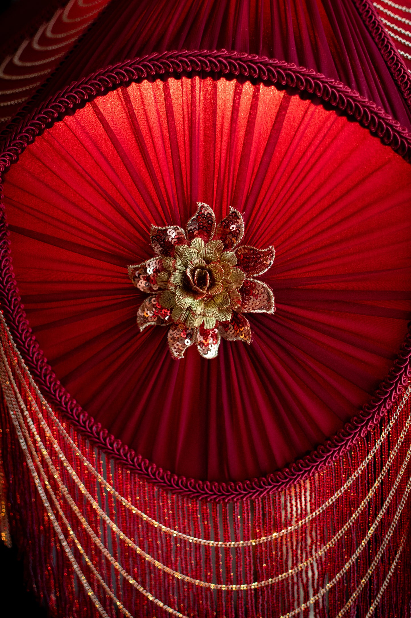 One-of-a-kind Large Victorian Lampshade