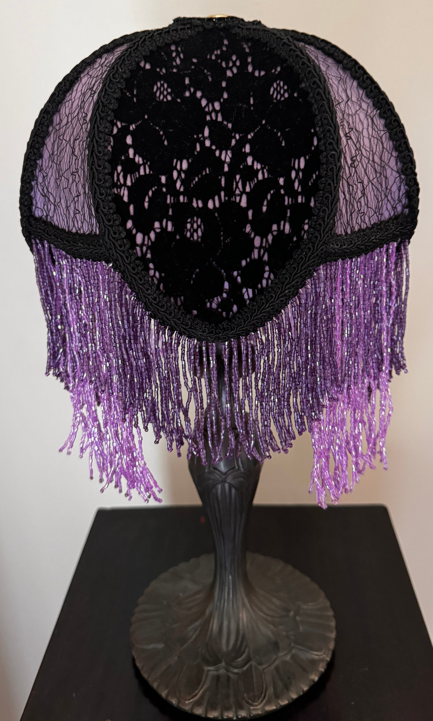 Purple Rain Victorian Lampshade